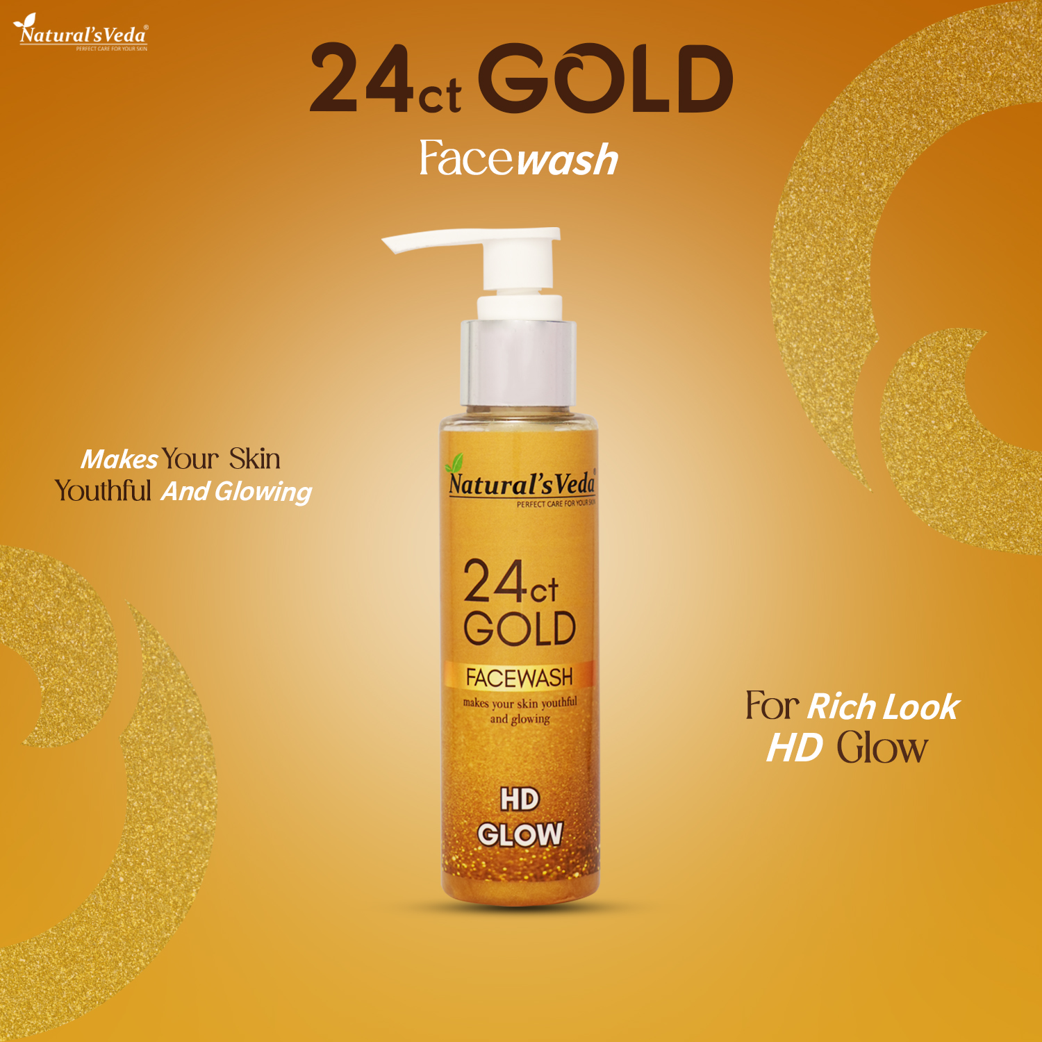 24 CT Gold Face Wash